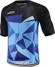 [Jeorge] Men's Cycling Jersey Set Short Sleeve Quick Dry Cycling Clothing Kit