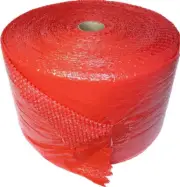 SALE 230' x 12" x 3/16" Red Color Bubble Cushioning Wrap Roll FREE SHIPPING