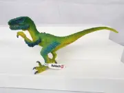 NWT green blue SCHLEICH toy FIGURE Dinosaur Velociraptor 14585