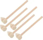 Homoyoyo 5pcs Wooden Hammers Pounding Little Mini Birthday Mallet Mallets Hammering Tools Tiny Small Ms Gavel Beige Wooden