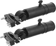 Sosoport 2pcs Adjustable Golf Umbrella Holder Durable Clamp for Golf Cart Push Cart Multi Purpose Umbrella Mount Lightweight Portable Accessory for Go Golfers