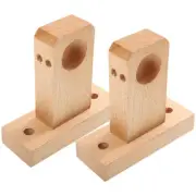 2 Pcs Curtain Rod Fixing Bracket Hooks For Wall Mounting Brackets