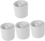 WHAMVOX 4pcs Golf Hole Cup Flags Golfs Training Holder Cup Plastic Putting Enhance Course Aesthetics