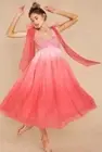 NWT love shack fancy Romia Dress in Millennial Pink Ombre Hand Dye size 2