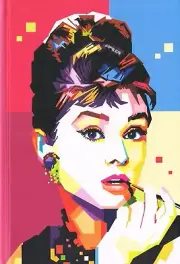AUDREY HEPBURN - EMPTY NOTEBOOK - DEFFTER 2021 - HARD COVER NOTES