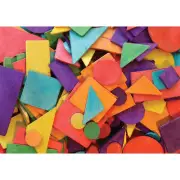 Creativity Street Wood Geometric Shapes, 1/2" to 2", 200 Pieces