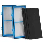 Aer1 Filter for Holmes Air Purifiers, 2 True HEPA Filters + 4 Carbon Filters,...