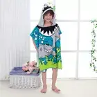 for Boys Girls Hooded Poncho Towel Cloak Towel Towel Robe Bathrobe Hooded
