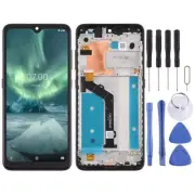 For Nokia 7.2 6.2 Lcd Display+Touch Screen Digitizer Frame Assembly Replacement