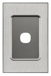 CLIPSAL SATURN 4031VHHS - 1 Gang 30 Series Grid And Surround - Horizon Silver