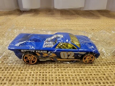 2003 Mattel Hot Wheels Blue #2 Bedlam Car New in Package