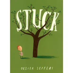 STUCK 卡住了 Oliver Jeffers幽默繪本-柚子英文繪本童書