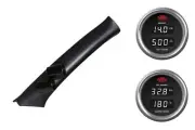 SAAS pillar pod boost/pyro oil/water temp gauges for Mitsubishi Triton MN Airbag
