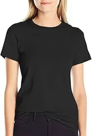 [Yhtzpoa] Custom T Shirts for Women Design Your Own Shirt Personalized Short Sleeve Tops Cotton Tee Front Print, Black, S