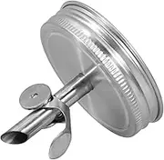 Vaguelly Auto Locking Spout Pouring Cap for Regular Mouth Jar Easy Open Close Oil Bottle Accessory Fits Condiment Bottles for Oil Sauce and Vinegar