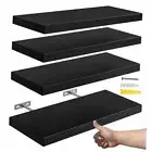 Floating Shelves for Wall,16’’Rustic Wood Wall Shelf for Room 16in Black