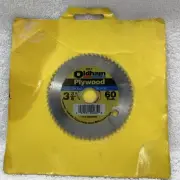 Oldham 3-3/8" 60 Tooth Plywood Saw Blade, In Un-opened Seal Pack See Notes, W1