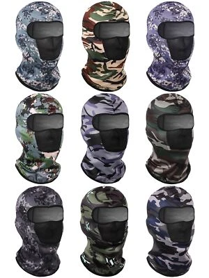 9 Pcs Balaclava Full Face Mask Breathable Ski Face Cover for Outdoor Activities