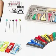 QuiltEase Bias Tape Kit: 6mm-25mm Fabric Binding Maker with Binder Foot, Bradawl