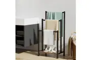 Cefito 3 Tier Towel Rack Rail Freestanding Holder Bathroom Organizer Laundry Drying Bar