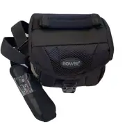 BOWER PROFESSIONAL DSLR CAMERA CASE 5 Compartment with clasp strap & handle NWOT