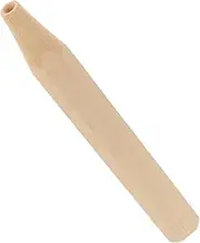FIXOSHEE Badminton Bat Grip Replacement Grip Handle Poplar Wood G6 Grade Replacement for Badminton Racket Handle