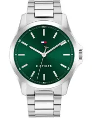 [Tommy Hilfiger] Bruce Stainless Steel Dial Watch in Green