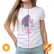 Kids Crew Tee - Believe - White by DelSol for Kids - 1 Pc T-Shirt (YS)