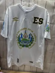 Umbro El Salvador Futbol Jersey White ES Soccer Camisa La Selecta NWOT Men XL
