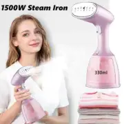 1500W Handheld Garment Steamer for Clothes 330ml Portable Electric Steam Iron