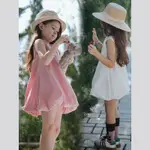 3-9歲 女童洋裝 兒童短版花苞無袖洋裝 寶寶韓版背心裙