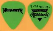 Megadeth Dave Ellefson Vintage Guitar Pick - 1990s Japan Tour