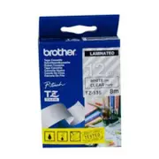 Brother TZ-135 12mm (White on Clear) Tape