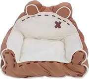 Pet Couch, 62x46.5x46cm Warm Comfortable Cat Sofa Bed Cute Small Dog Plush Sofa, Washable Soft Winter Pet Chair Wraparound Cat Bed Furniture, Antislip Easy to Clean