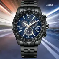 在飛比找momo購物網優惠-【CITIZEN 星辰】GENTS 光動能 電波對時 三眼碼