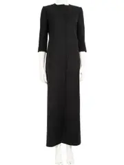 Black Long Wool Coat