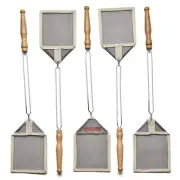 Kings County Tools Old-Fashioned Fly Swatter | 5-Pack | Wire Frame with Woode...