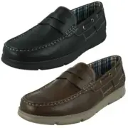 Mens Thomas Blunt Slip On Loafer Deck Shoes A1R130
