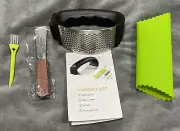 Garlic Presser Stainless Steel Handheld Ginger Squeezer Chopper Kitchen Gadgets