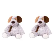 2x Mary Meyer Marshmallow Animal Puppy 23cm Soft Stuffed Plush Toy Kids/Baby 0+