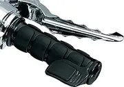 Kuryakyn 6340 Black Universal ISO-Grip for 1" Handlebar