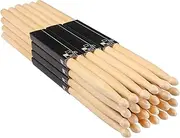 GNIEMCKIN Drum Sticks, 36 Pairs 5A Drumsticks,16 Inch, Classic Wood Tip Drumstick Bulk, Pitch Matched Drumsticks Maple Wood Drum Sticks, by .