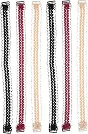 [SAFIGLE] Non-slip Bra Straps Women's Bra Shoulder Straps Bra Lace Straps Bra Extender Shoulder Bra Extensions for Everyday