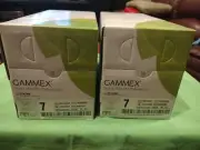 100-Pairs* Ansell Gammex Non-Latex PI Underglove PF Size-7 Gloves Box 20687270