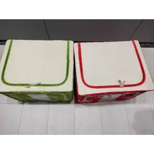 [二手] 日本木暉 綠色2個 紅色2個 整理箱 收納箱 限蝦皮宅配或台北信義安和附近自取