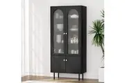 Artiss Buffet Sideboard Cupboard Cabinet Black
