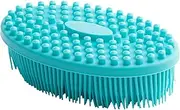 Vegetable Brushes for Food - Silicone Dish Brush | Washing Tool with Hard and Soft Double Side Silicone Bristles Anti Scratch for Dish Cooker