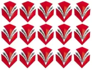 5 Sets Harrows Marathon Standard Dart Flights - Ships w/ Tracking - Red & White