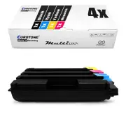 4x Eco Toner for Kyocera Ecosys M6235cidn M6235cidnt 13K Black + 11K Cmy