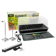 Sunkit LED BPA-Free Mini Greenhouse Kit - for Indoor Gardening or Seed Starti...